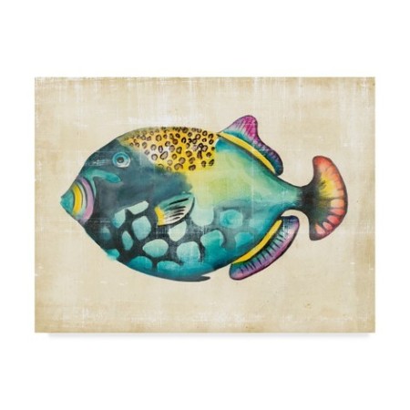 Chariklia Zarris 'Aquarium Fish Iv' Canvas Art,14x19